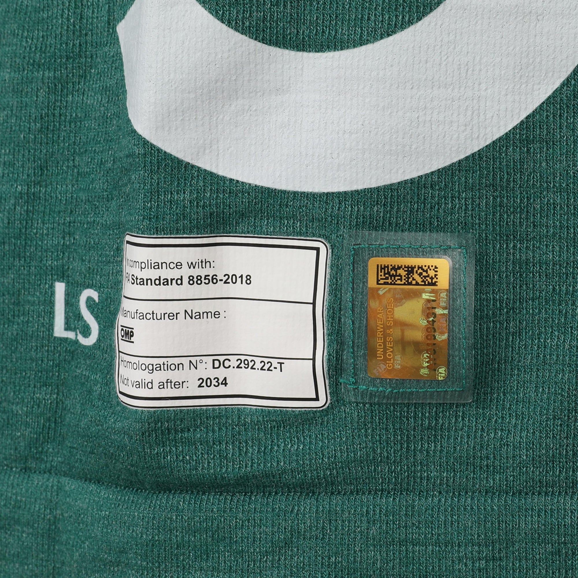 Lance Stroll Signed 2024 Aston Martin Aramco Formula One Team Grand Prix Used Nomex - US GP - Green