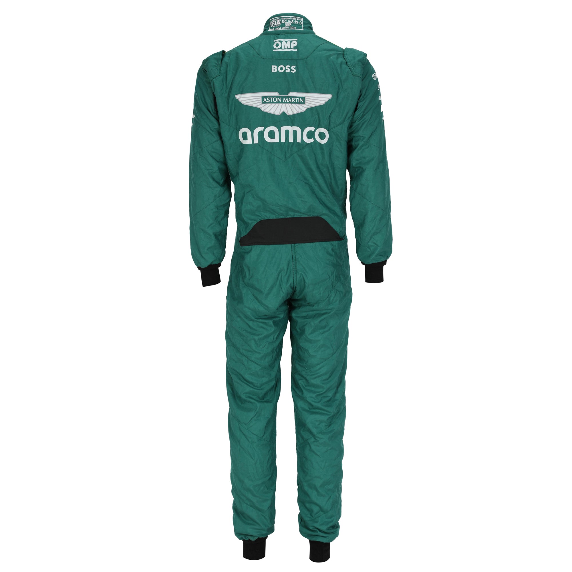 Jack Crawford Un-Signed 2024 Season Used Aston Martin Aramco Formula One Team Suit