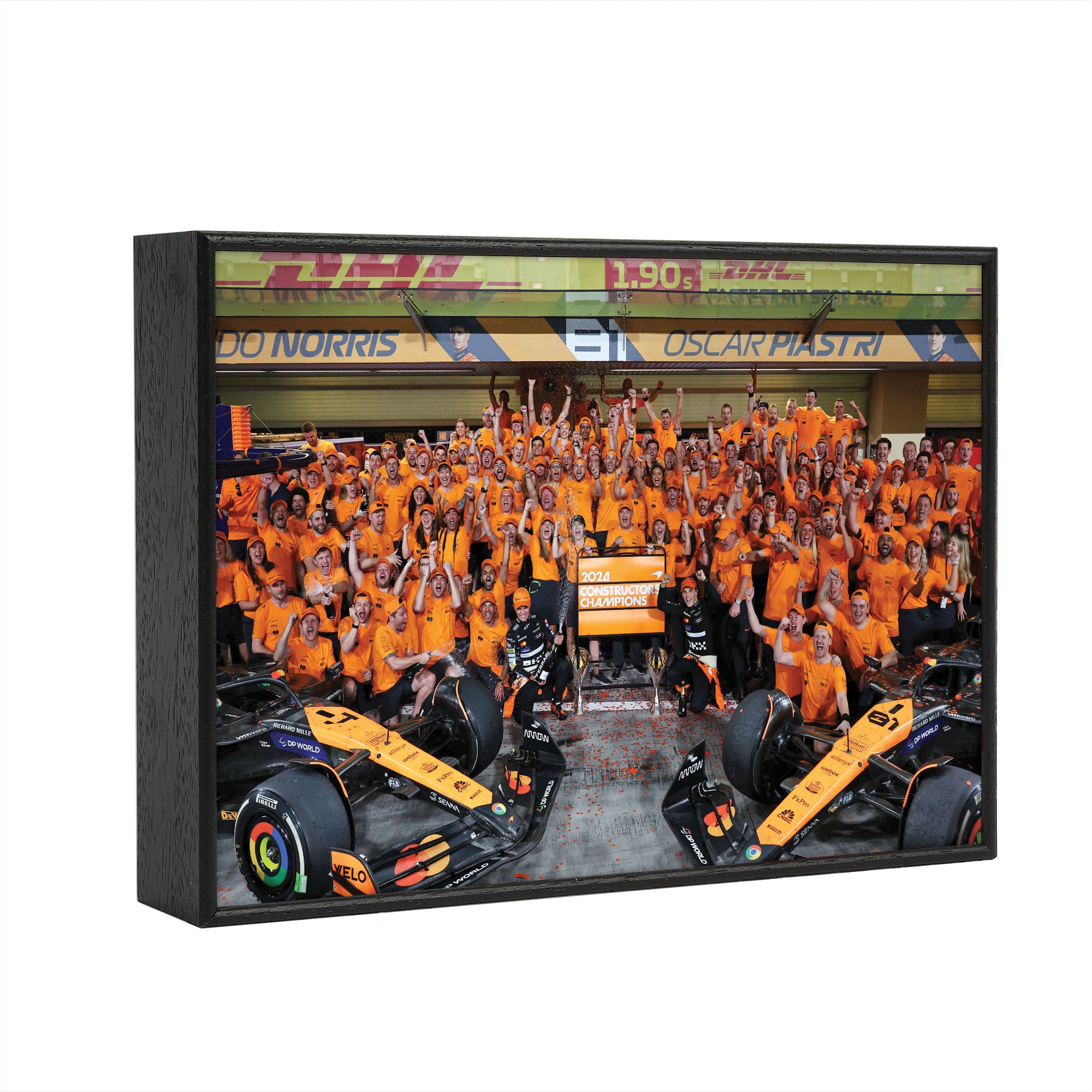 McLaren F1 Team 2024 Constructors Champions Print - Box Frame