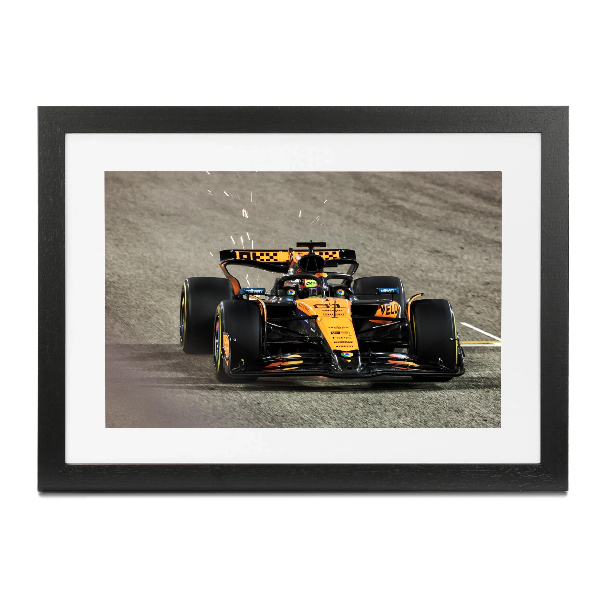 Oscar Piastri 2025 McLaren F1 Team Print - Bahrain GP