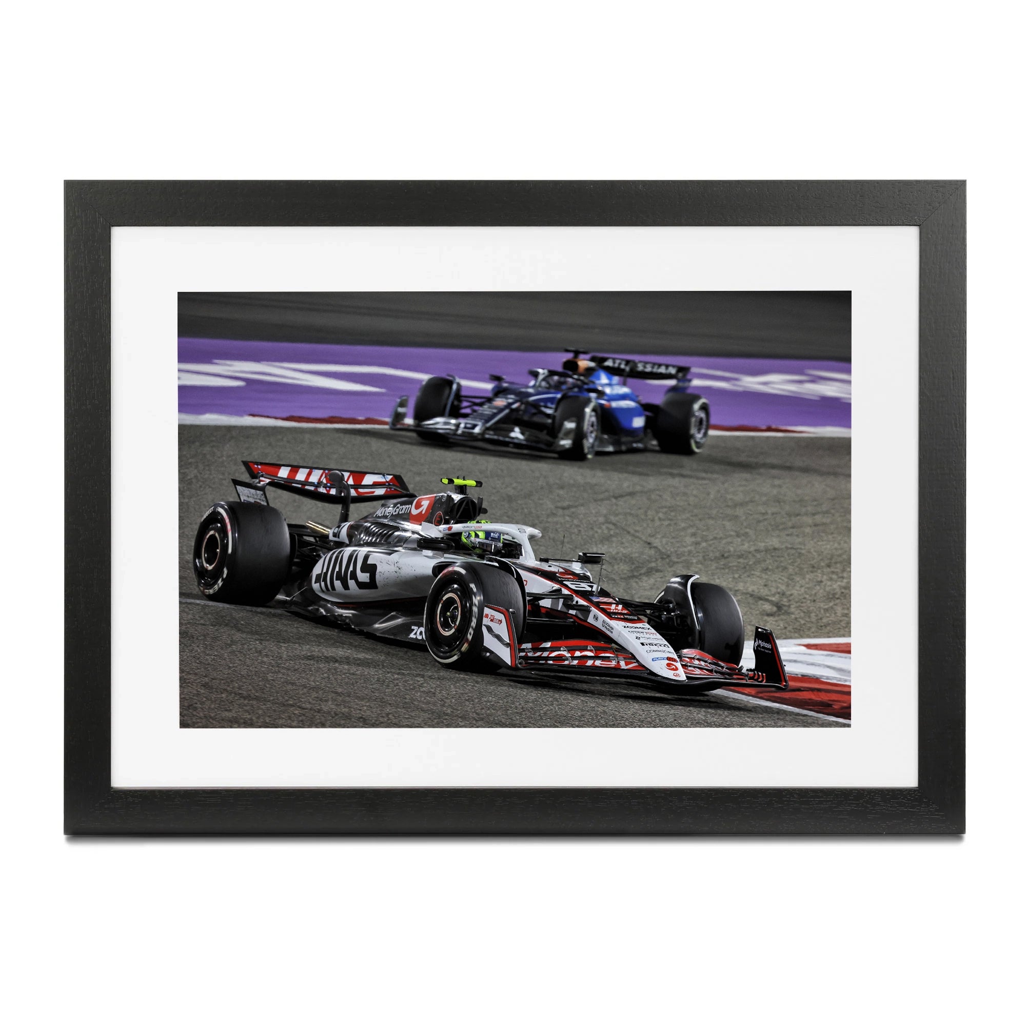 Oliver Bearman 2025 MoneyGram Haas F1 Team Print - Bahrain GP
