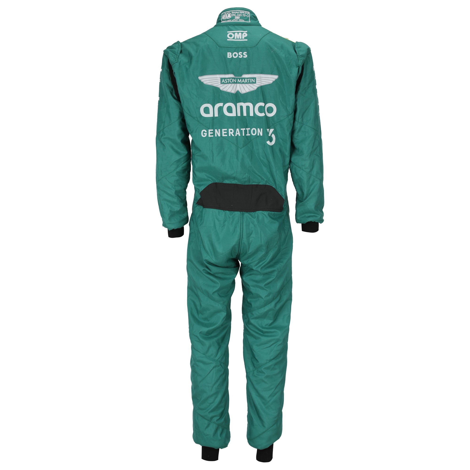 Lance Stroll Signed 2024 Aston Martin Aramco Formula One Team Grand Prix Used Suit - US GP