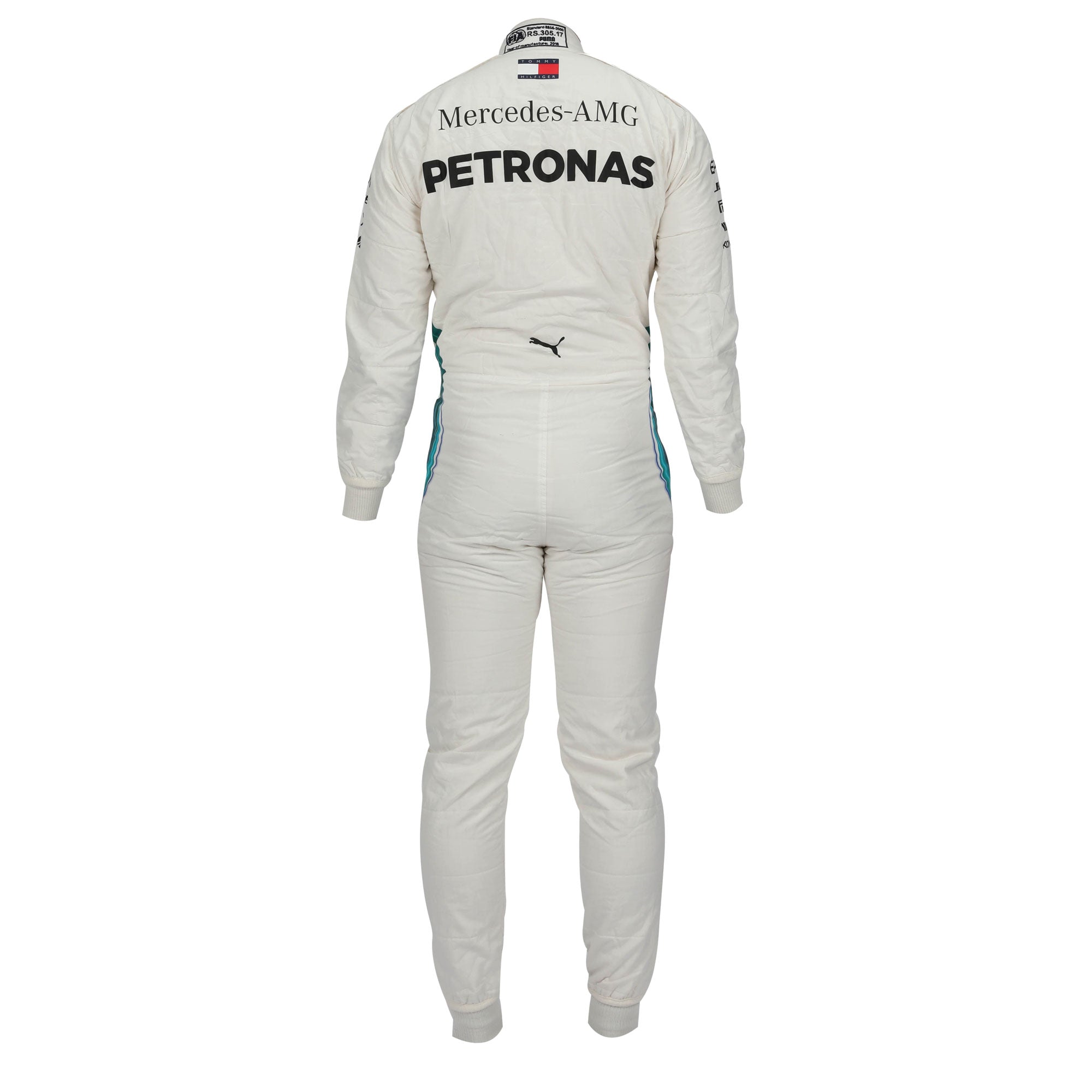 Valtteri Bottas 2018 Race Weekend Used Mercedes-AMG Petronas F1 Team Race Suit - Abu Dhabi - S/N 00107694