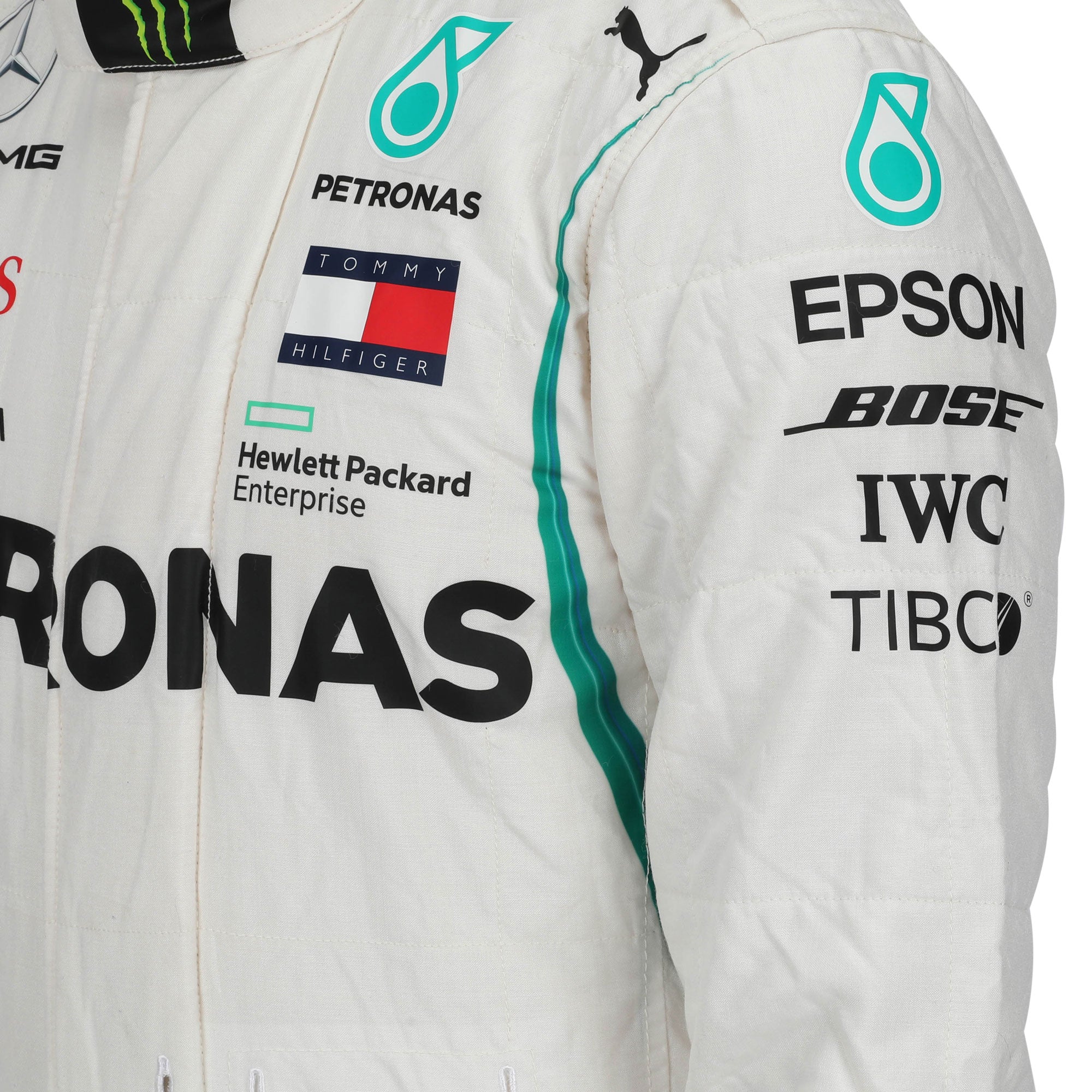 Valtteri Bottas 2018 Race Weekend Used Mercedes-AMG Petronas F1 Team Race Suit - Abu Dhabi - S/N 00107694
