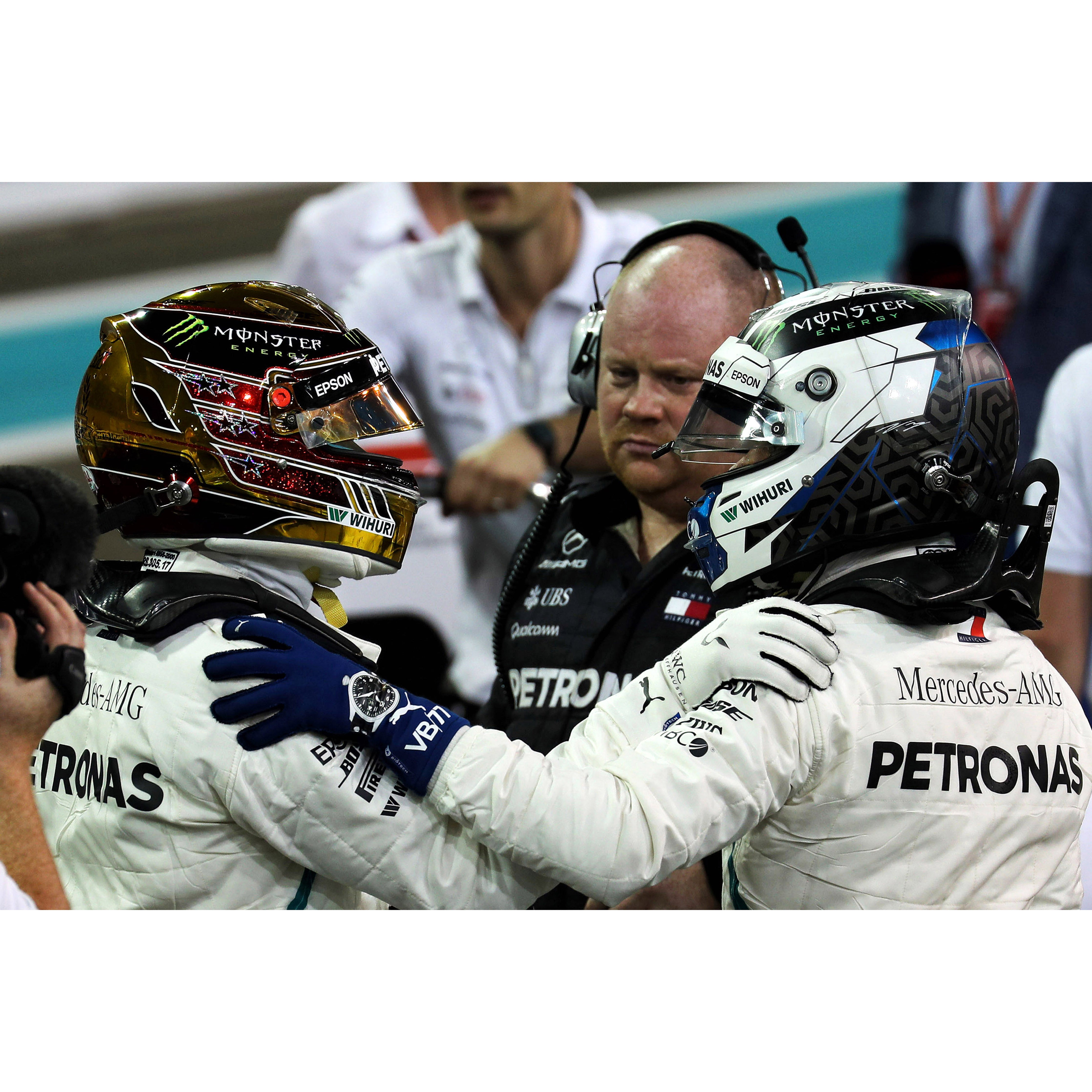 Valtteri Bottas 2018 Race Weekend Used Mercedes-AMG Petronas F1 Team Race Suit - Abu Dhabi - S/N 00107694