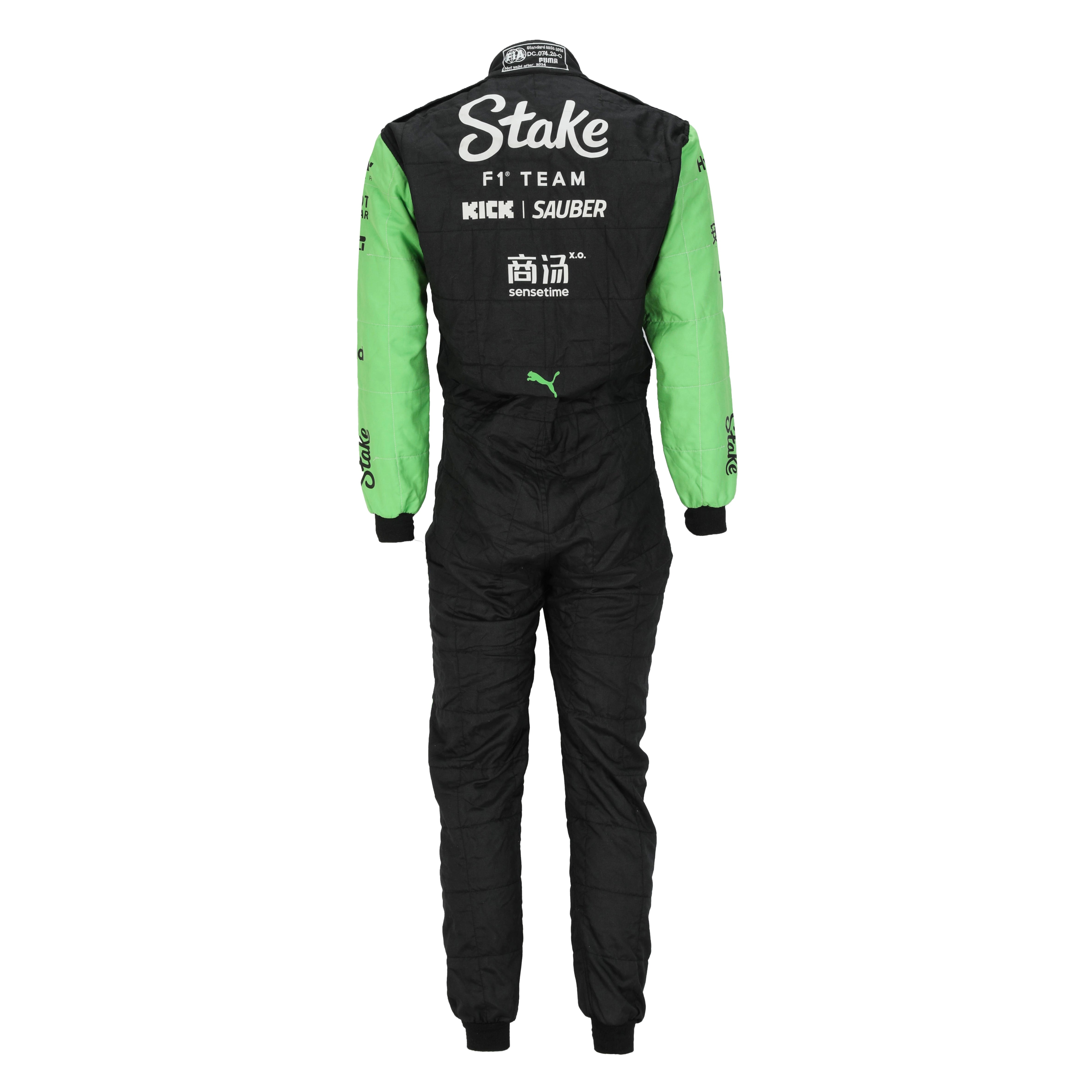 Valtteri Bottas Signed 2024 Stake F1 Team Kick Sauber Grand Prix Used Race Suit - British GP
