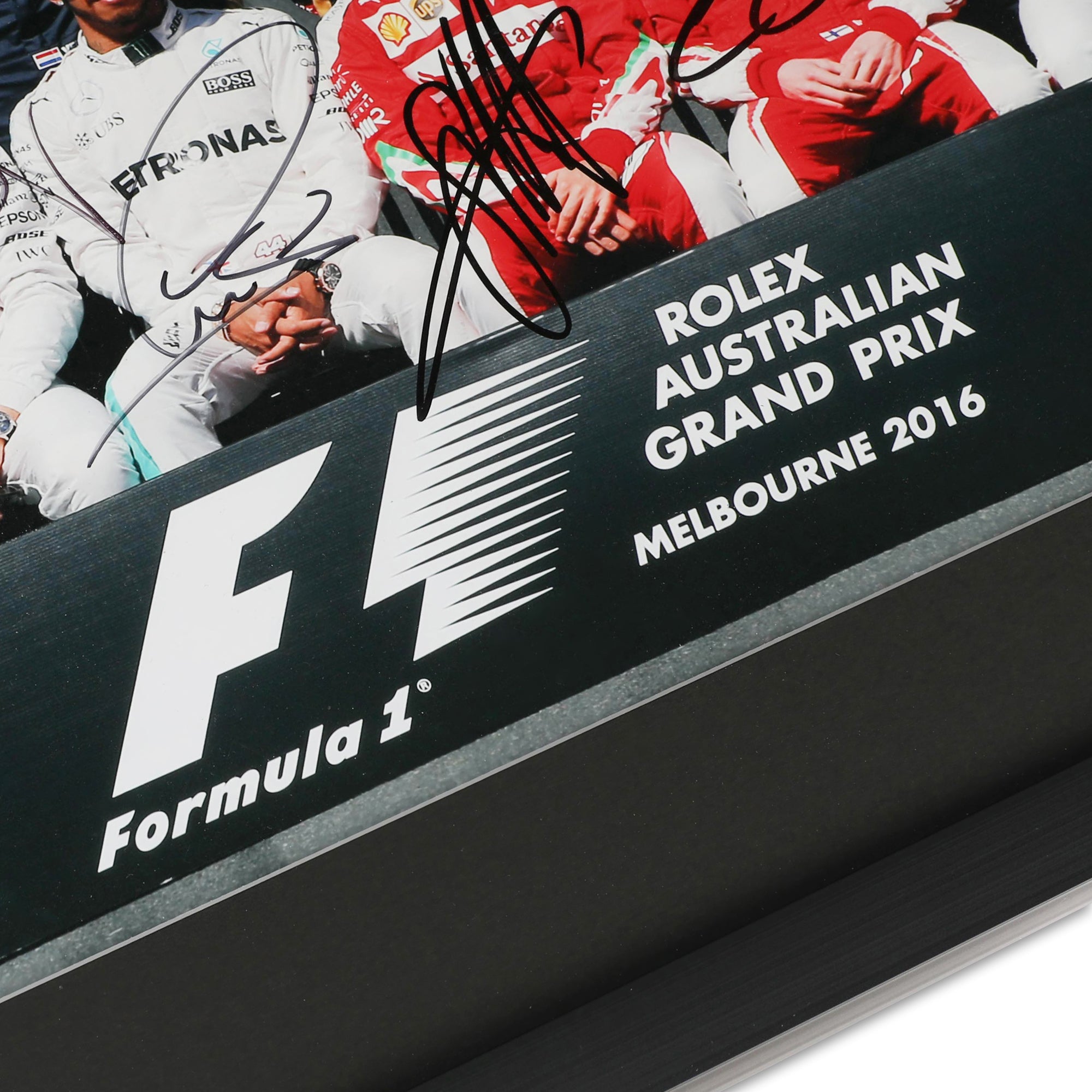 Australia GP 2016 Driver Line Up Signed Photo
