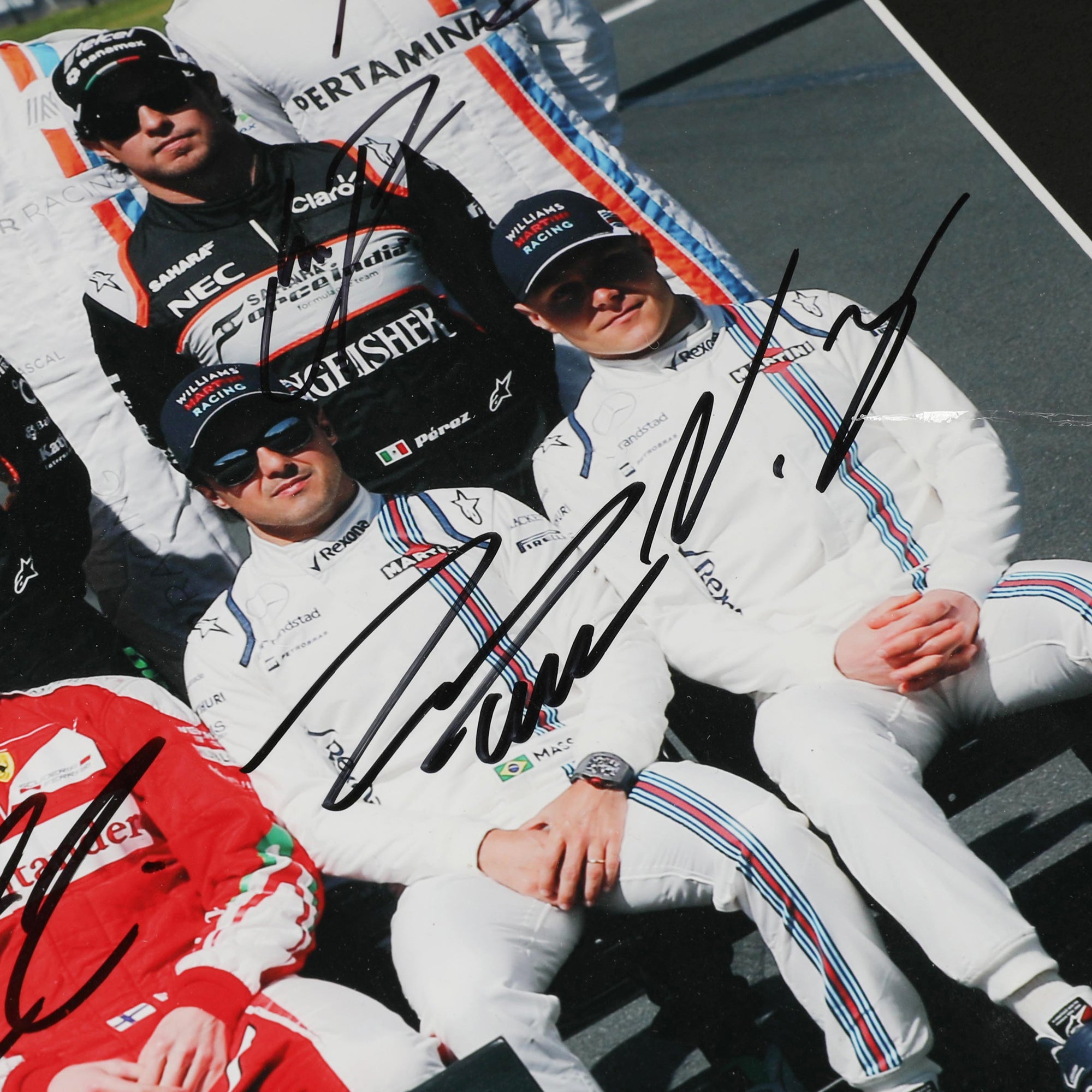 Australia GP 2016 Driver Line Up Signed Photo