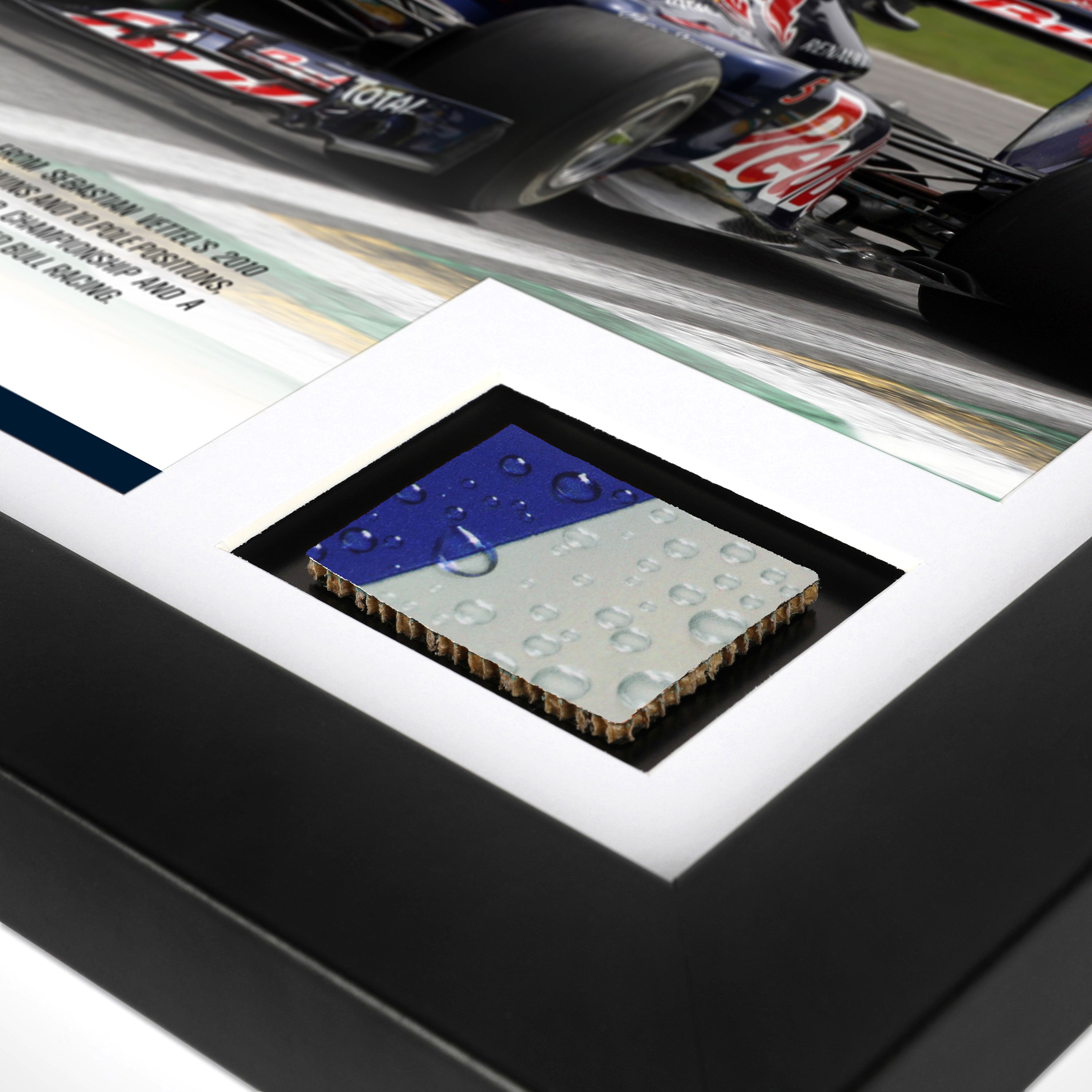 Limited Edition Sebastian Vettel 2010 Red Bull Racing 'Original Red Bull' Bodywork & Photo
