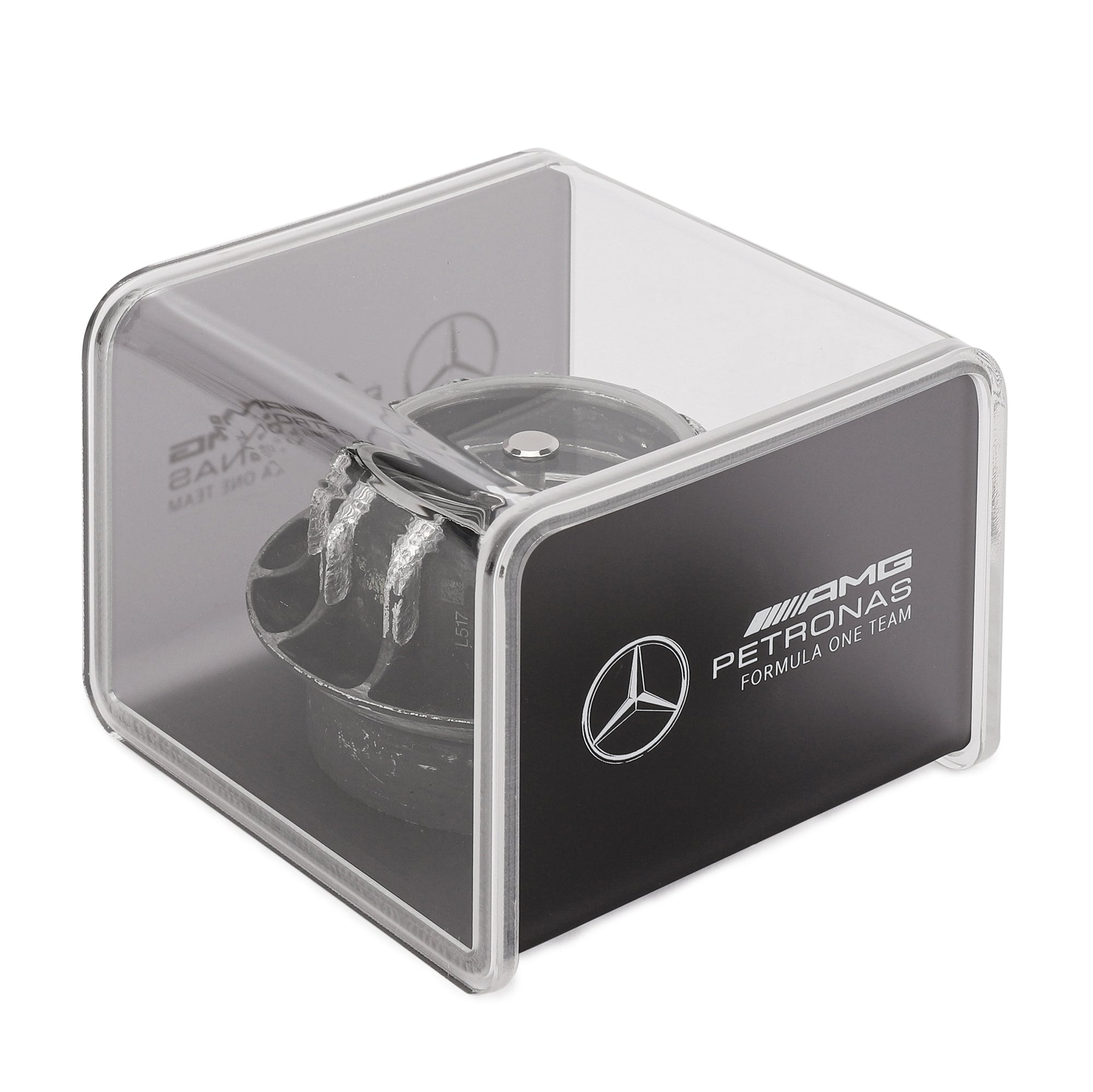 Mercedes AMG Petronas 2012 Grand Prix Used Black Wheel Nut in Display Case