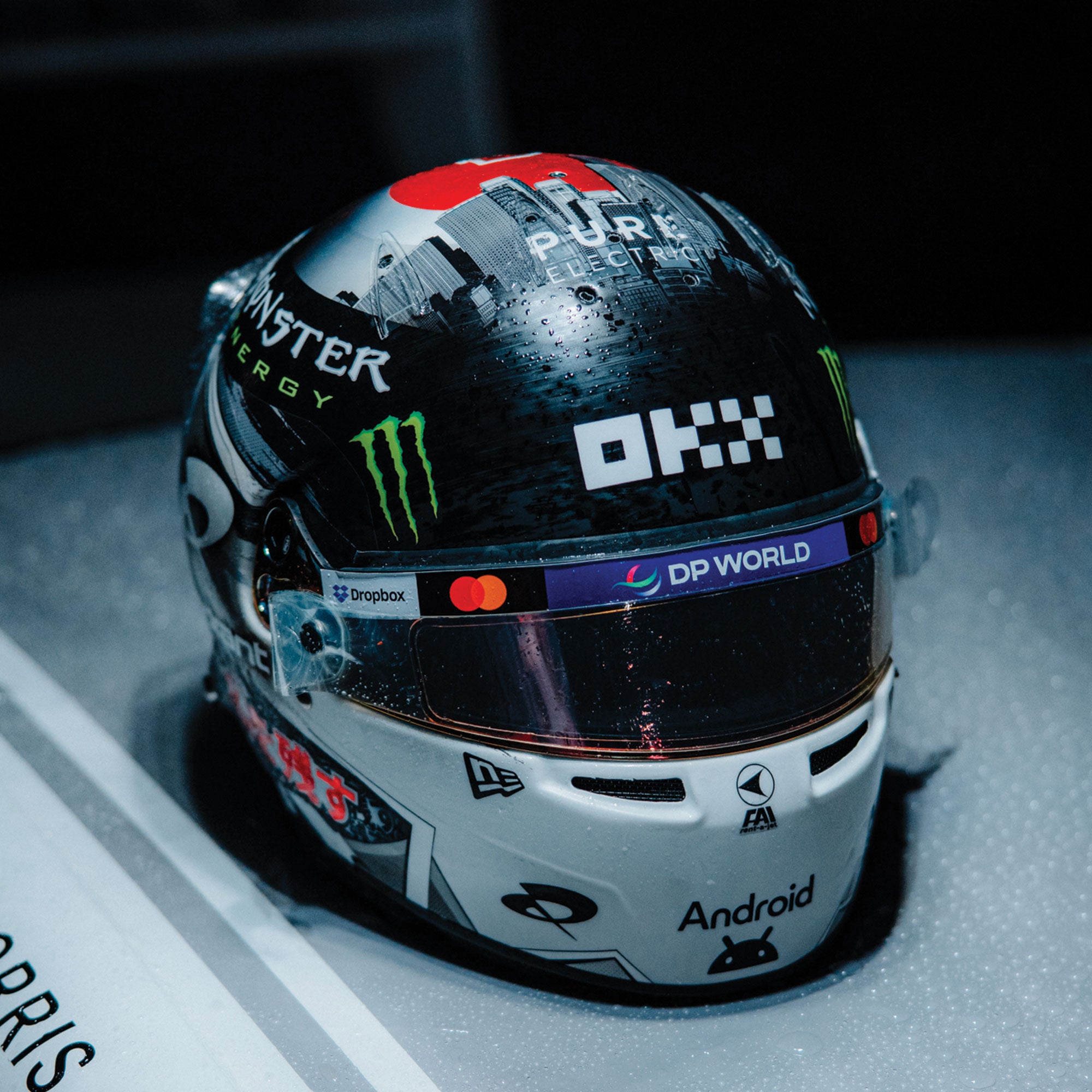 Lando Norris 2025 1:2 Scale Helmet - Japanese GP